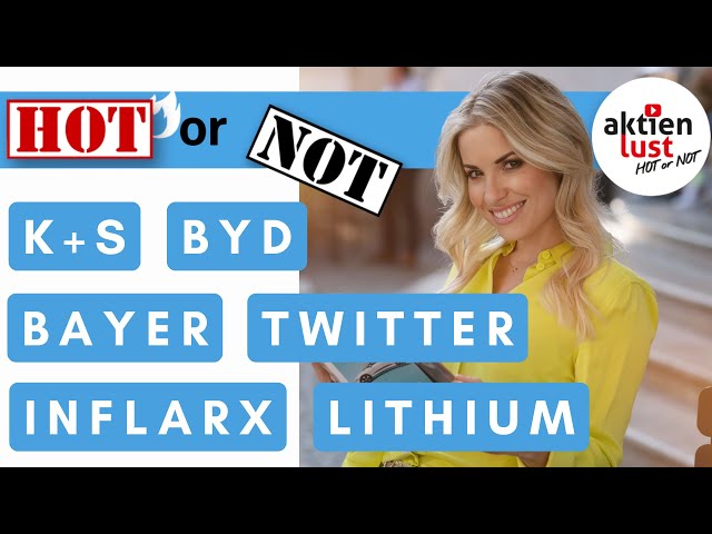 K+S, BYD, Twitter, Bayer InflaRx, Biontech, Lithium, Allkem (Orocobre): HOT or NOT