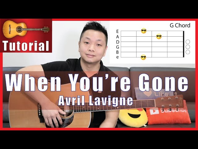 When You're Gone - Avril Lavigne Guitar Tutorial