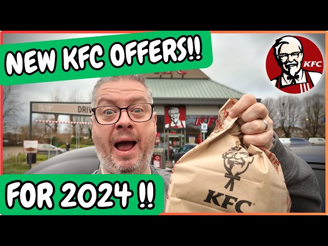 KFC - NEW OFFERS for 2024 !!  Half price meals !!
