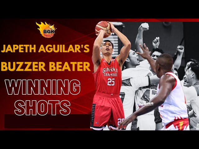 JAPETH AGUILAR'S WINNING SHOTS | BUZZER BEATERS