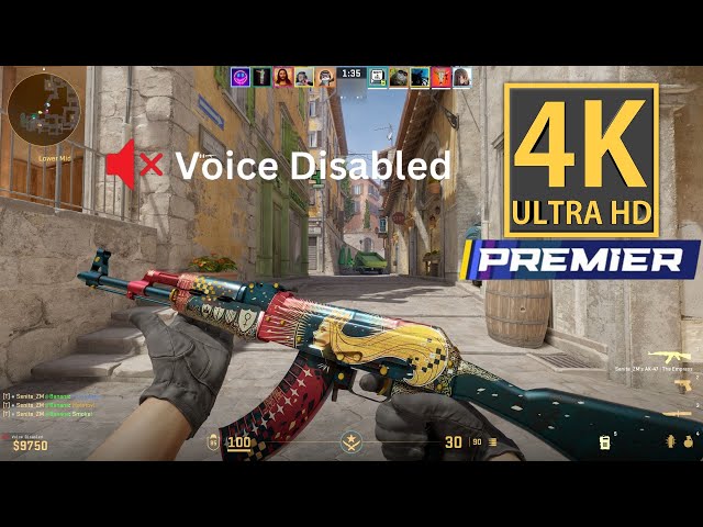 Counter Strike 2 Premier Ranked Gameplay 4K 60FPS (No Commentary) #6.