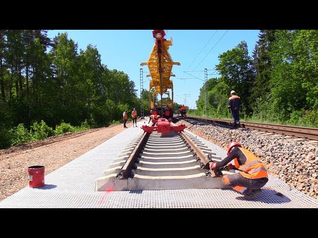 Капитальный ремонт железной дороги - все процессы / Railway track complete repair - all processes