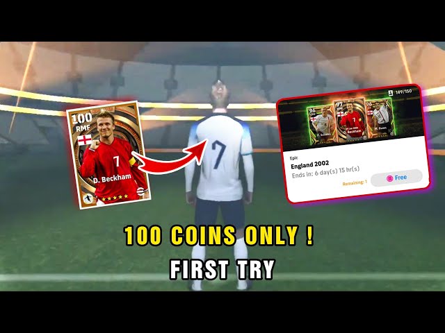 How To Get 100 Rated D. Beckham From Epic England | eFootball 2023 Mobile