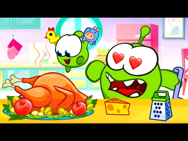 Om Nom Stories 🟢 Thanksgiving Chaos 😬 🍗 Cartoon For Kids Super Toons TV