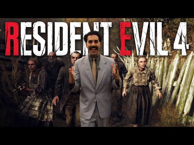 Borat in Resident Evil 4