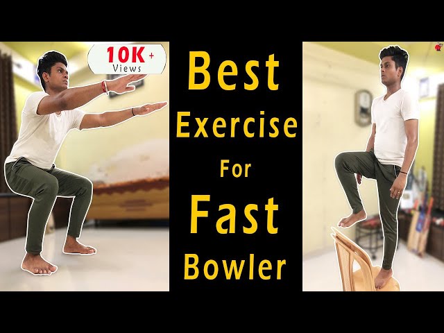 Fast Bowling Exercises at Home | Fast Bowler Workout | Exercise for Bowlers