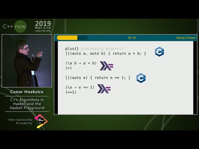 C++Now 2019: Conor Hoekstra “C++ Algorithms in Haskell and the Haskell Playground”