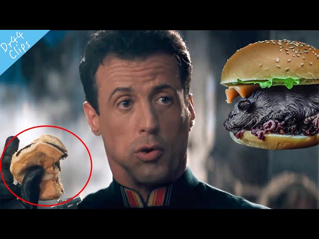 🍔eating "Rat" Burger Scene movie Demolition Man