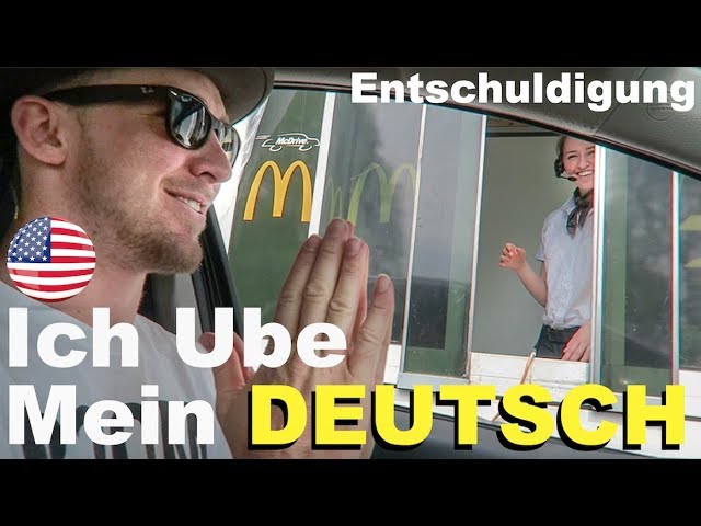 AMERICAN tries to speak GERMAN at McDonalds! (with @itsConnerSully)
