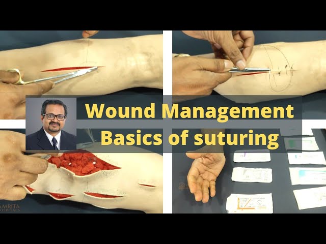 Wound Management || Basics of suturing || How to hold surgical instruments