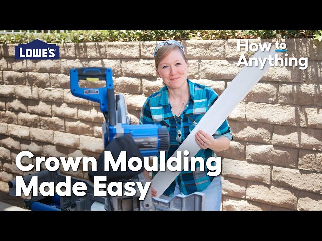 How to Cut and Install Crown Moulding | How To Anything
