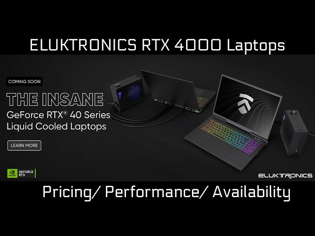 LIVE Q&A ELUKTRONICS - 2023 RTX 4000 Laptops.  Will They be Worth It?