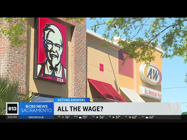 What does California's new fast food minimum wage mean for consumer prices?