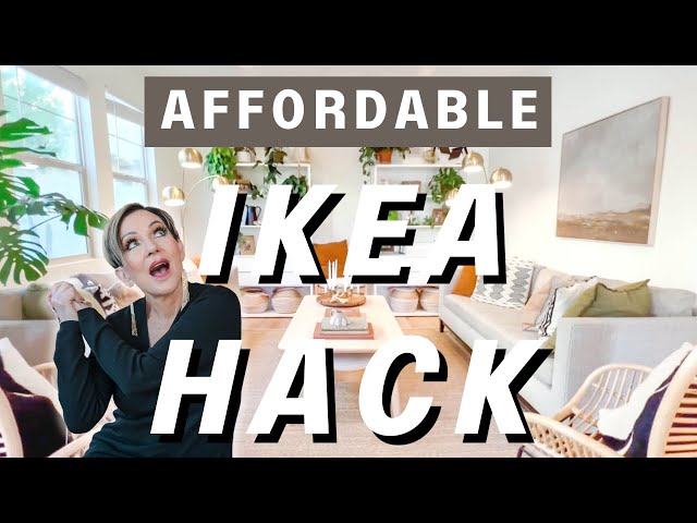 Affordable IKEA HACK 2023 | Living Room Makeover & Indoor Plant Tips