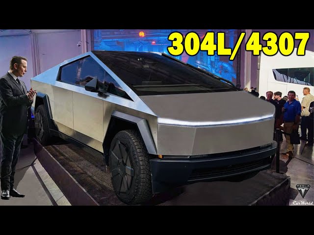 Elon Musk LEAKED Cybertruck Real Size, Changes Car Body Materials and Very First Customers!