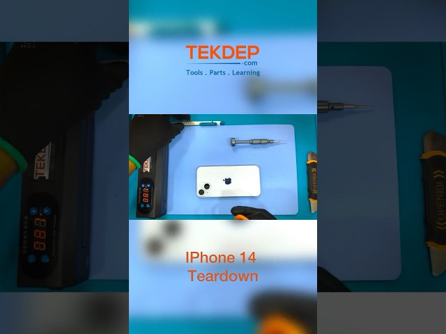 Inside the IPhone 14 - TEKDEP Teardown #apple #iphone14 #iphone #appleiphone