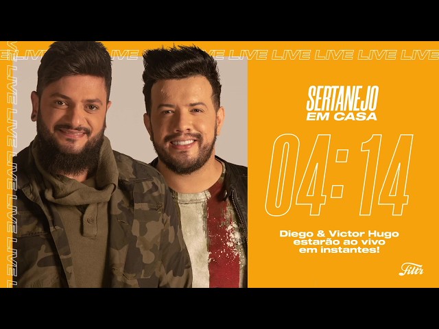 #SertanejoEmCasa - Diego & Victor Hugo Ao Vivo com Renato Sertanejeiro | FiqueEmCasa e Cante #Comigo