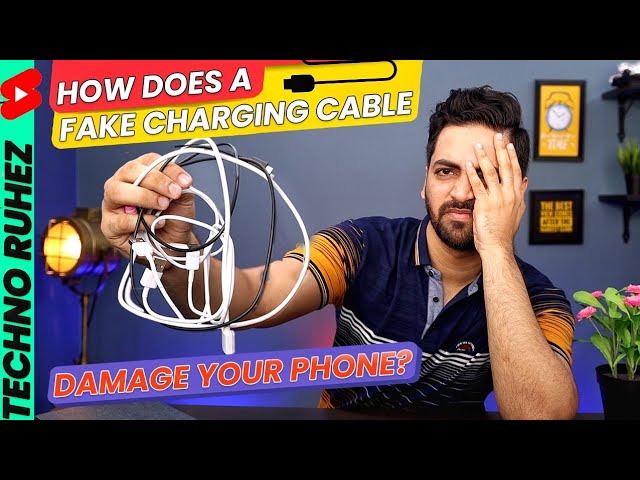 How Does a Fake Charging Cable Damage Your Phone ! #Shorts