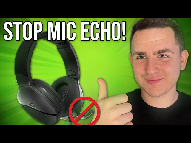 How to STOP Echo in YOUR MIC on XBOX!!