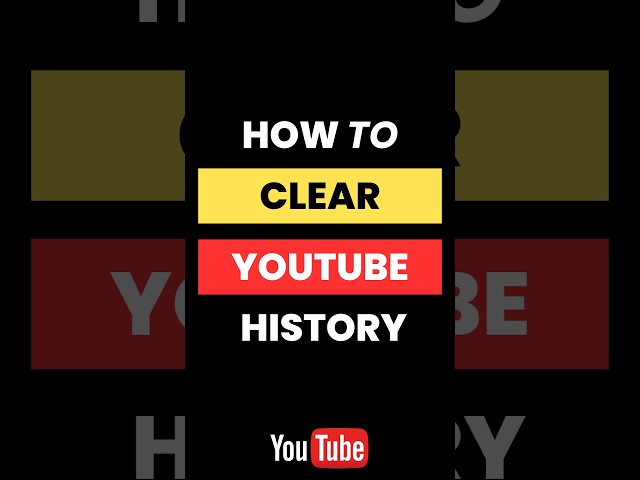 #howto Clear YouTube History #youtube #tutorial