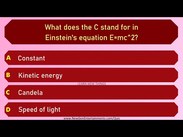 25 Important General Science Quiz Questions and Answers | Science GK | Biology | Physics | Chemistry