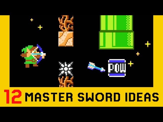 12 Ideas with the Master Sword - Super Mario Maker 2