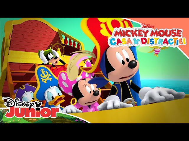 🦜🏴‍☠️ Aventura piraților | Mickey Mouse: Casa Distracției | Disney Junior România