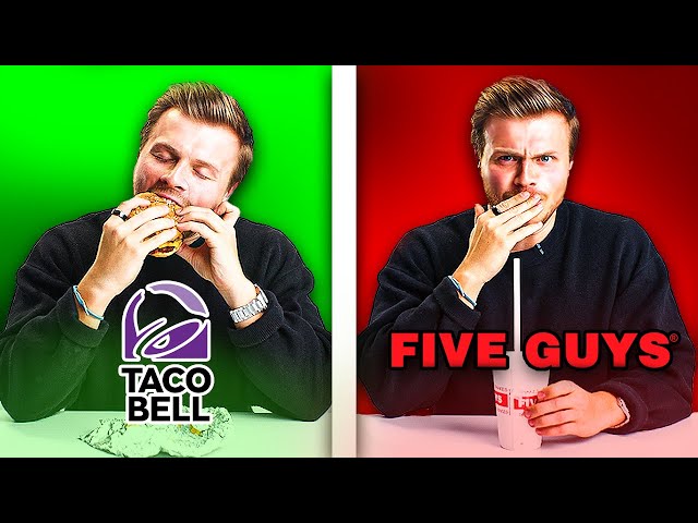 Trying MOST and LEAST popular fast food orders