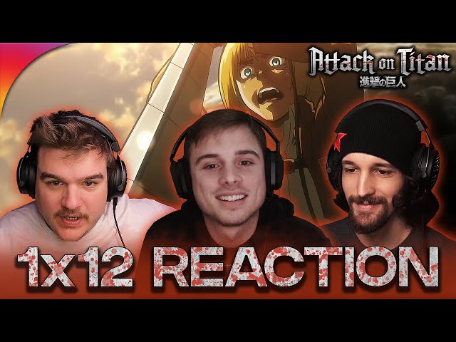 Attack On Titan 1x12 Reaction!! "Wound: The Struggle for Trost (Part 8)"