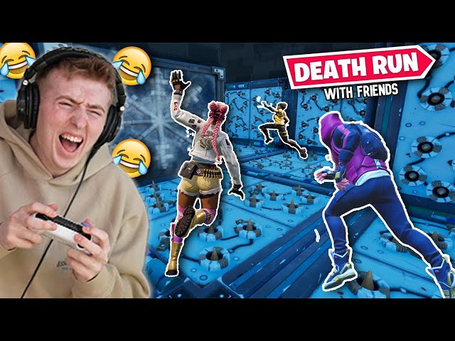 FORTNITE DEATH RUN WITH FRIENDS *You Will Laugh*