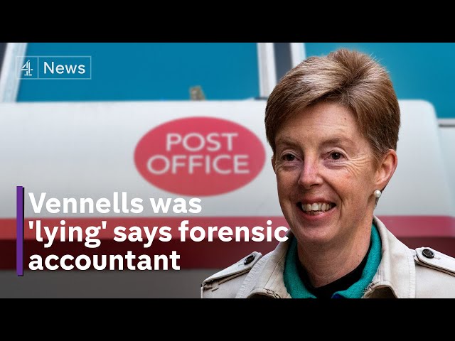 Paula Vennells was 'lying' about Post Office scandal, claims forensic accountant