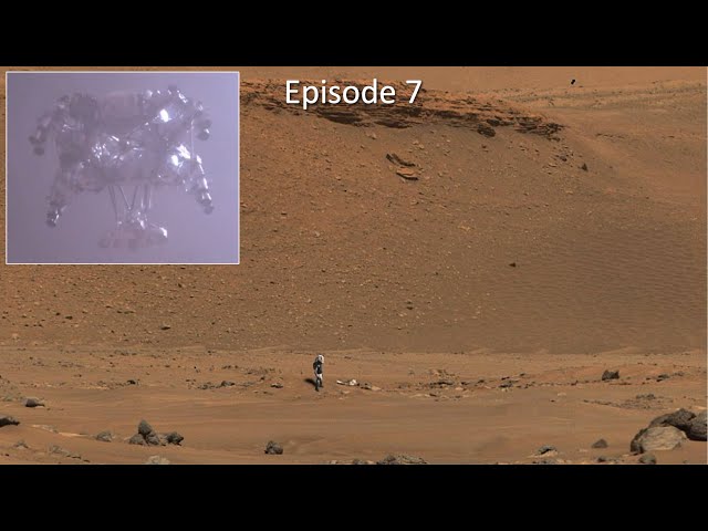 Mars rover spots its spacecraft wreckage
