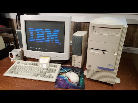 Testing an IBM Aptiva Desktop PC from 1997