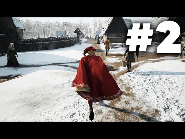 MANOR LORDS Gameplay Walkthrough Part 2 - LORD HAS ARRIVED & RAIDERS INCOMING