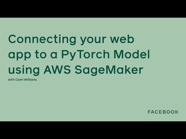 [Livestream] Connecting your web app to a PyTorch Model using AWS SageMaker: Build web client P.2