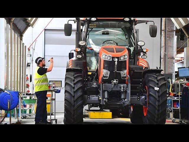 Kubota tractor factory - Production of Japanese tractors