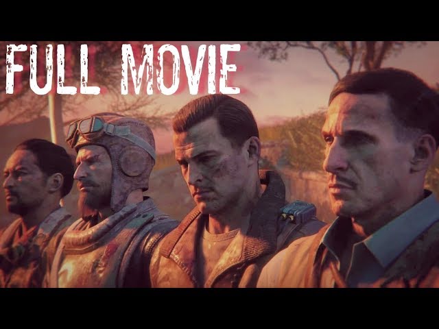 CALL OF DUTY ZOMBIES: THE MOVIE - All Cutscenes (Full Aether Storyline)