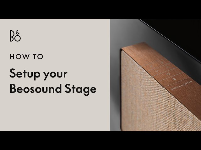 Beosound Stage - Setup - Powerful Dolby Atmos Soundbar | Bang & Olufsen