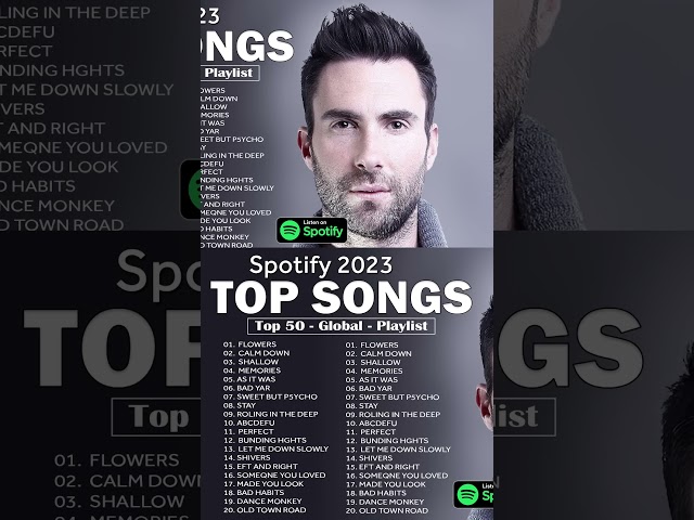 Top 40 Songs of 2022 2023 🎶 Best English Songs Best Pop Music Playlist on Spotify 🎼 New Songs 2023