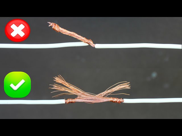 HOW TO TWIST ELECTRIC WIRE TOGETHER. Proper Joint of Electric Wire