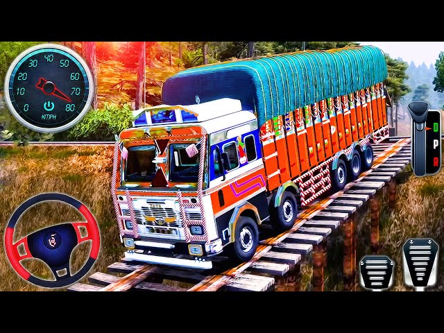 Indian Cargo Truck Mountains Driver - Offroad Truck Driving Simulator - Android GamePlay #3