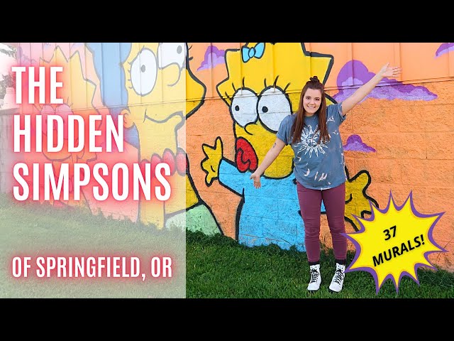 37 Hidden Simpsons Murals in Springfield Oregon