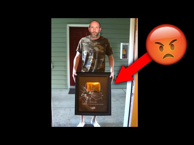 Delivery Guy Broke My 1 Million Subscriber Plaque.. #Shorts