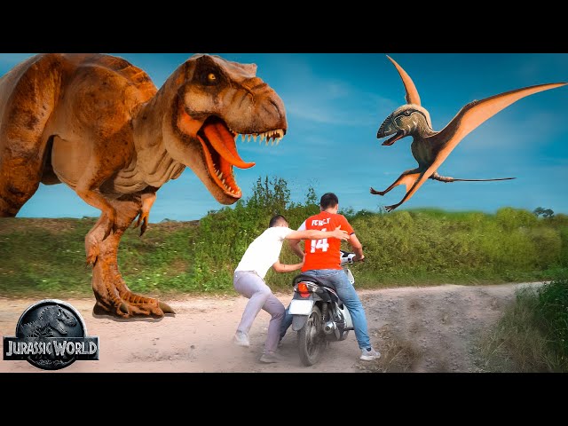 The Best T-rex Chase All Parts | Jurassic Park New Movie 2022 | Dinosaur Hunting Video | Ms.Sandy