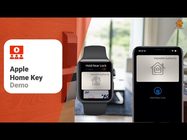 Apple Home Key setup demo and iPhone and Apple Watch demo