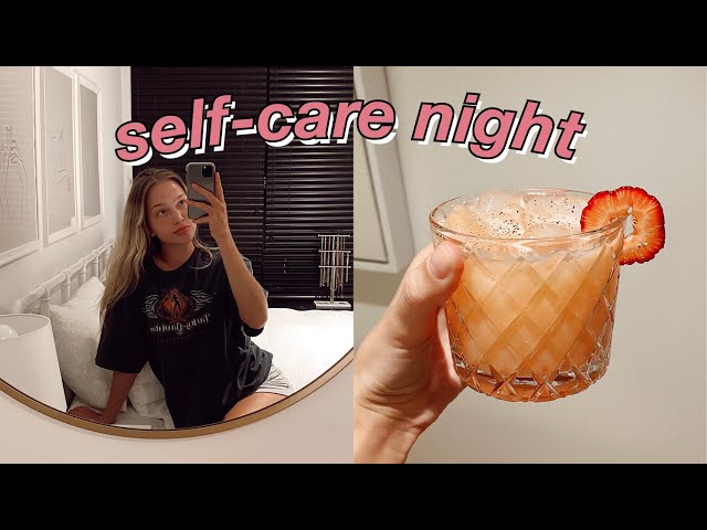 self-care night: making shrimp tacos, favorite self-care products & cocktail recipe | maddie cidlik