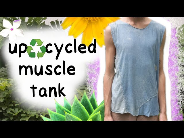 Upcycled Muscle Tank {from fabric scraps} | Sewing Sesh 🧵 with us!