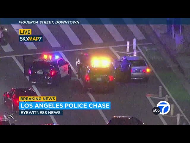 FULL CHASE: Authorities chasing suspect through Los Angeles