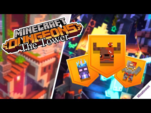 BOSSES ON EVERY FLOOR?!? - Minecraft Dungeons The Tower P4!