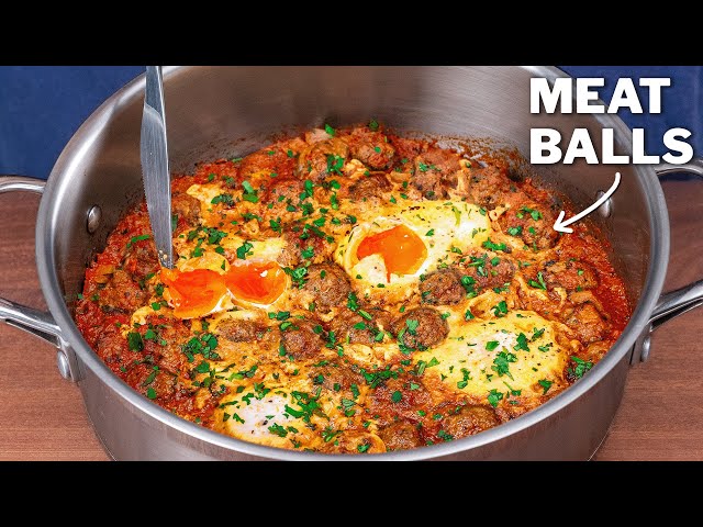 Shakshuka With Meat Is INSANELY DELICIOUS